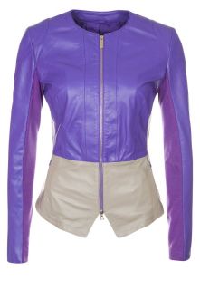 Annarita N   Leather jacket   purple
