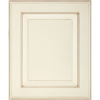 Schuler Cabinetry Princeton 17.5 in x 14.5 in Morel Glazed Burnt Sienna Maple Square Cabinet Sample