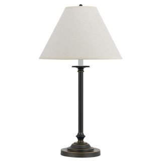Cal Lighting 29 in 3 Way Switch Dark Bronze Indoor Table Lamp with Shade