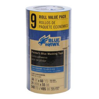 Blue Hawk 0.94 in x 180 ft Trim Painters Tape