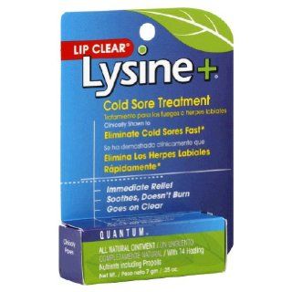 Lip Clear Lysine+ Ointment 7 Grams Health & Personal Care