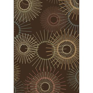 Shaw Living Stardust 7 ft 10 in x 10 ft 10 in Rectangular Brown Transitional Area Rug