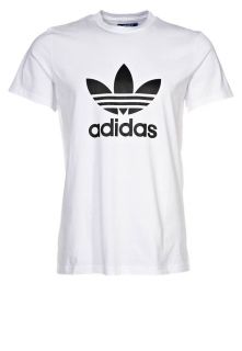 adidas Originals   ADI TREFOIL   Print T shirt   white