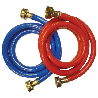 Watts 2 Pack 6 ft 125 PSI PVC Washing Machine Connector