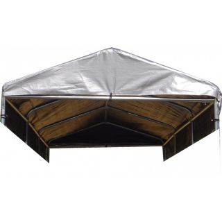 Lucky Dog 180 in L x 60 in W Plastic Roof Kit Kennel Cover