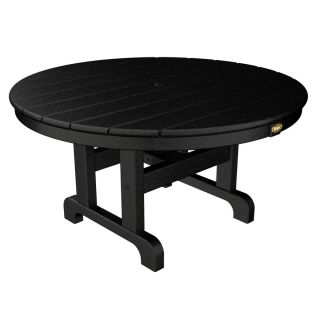 Trex Outdoor Furniture Cape Cod Plastic Round Patio Coffee Table