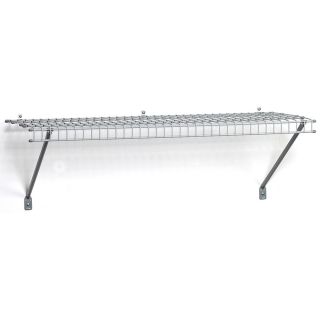 ClosetMaid 4 ft L x 16 in D Gray Wire Shelf