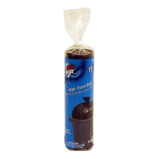 Iron Hold Iron Hold 15 count, 33 gallon large trash bags