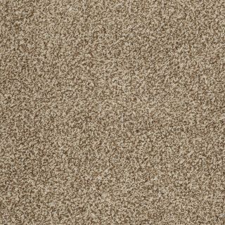 STAINMASTER Trusoft Peaceful Mood II Taupe Charm Textured Indoor Carpet