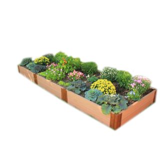 Frame It All 144 in L x 48 in W x 12 in H Resin Raised Garden Bed