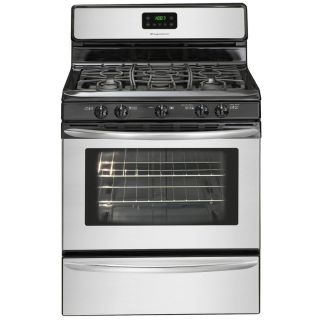 Frigidaire 5 Burner Freestanding 4.2 cu ft Gas Range (Stainless) (Common 30 in; Actual 29.88 in)