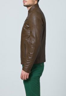 Selected Homme DRAKE   Leather jacket   brown