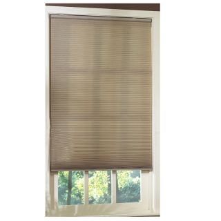 allen + roth 39 in W x 64 in L Linen Light Filtering Cordless Polyester Cellular Shade