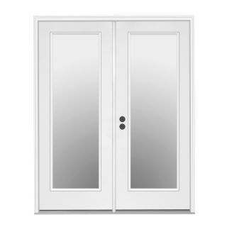ReliaBilt 71.5 in 1 Lite Glass Steel French Inswing Patio Door