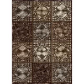 Soho Zam 26 in x 48 in Rectangular Brown Transitional Accent Rug