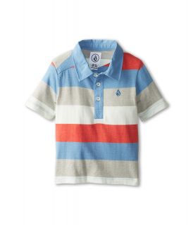 Volcom Kids Paco S/S Polo Boys Short Sleeve Pullover (Blue)