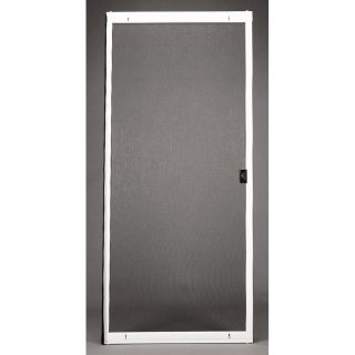 RITESCREEN White Steel Screen Door (Common 80 in x 36 in; Actual 80.125 in x 36 in)