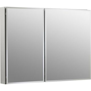 KOHLER 35 in x 26 in Aluminum Metal Surface Mount and Recessed Medicine Cabinet