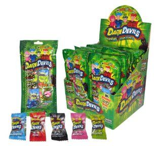 Dare Devils Extreme Sour Candy (Pack of 18)  Hard Candy  Grocery & Gourmet Food