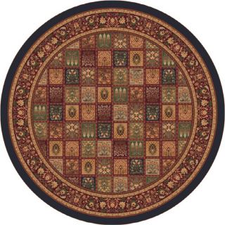 Milliken Pristina 7 ft 7 in x  7 ft 7 in Round Black Transitional Area Rug