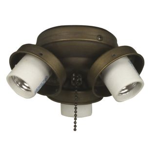 Harbor Breeze 3 Light Moroccan Gold Ceiling Fan Light Kit with Shade Not Included Glass or Shade