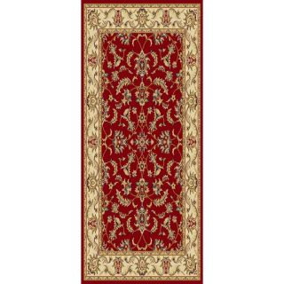 Style Selections Nance Carpet 2 ft 3 in W x 8 ft L Red Runner