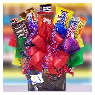 Get Well Doctor Box Candy Bar Bouquet  Gourmet Candy Gifts  Grocery & Gourmet Food