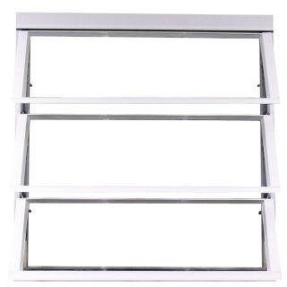 West Palm 38 3/4 in x 64 in 800 Series Horizontal Aluminum Single Pane Replacement Awning Window