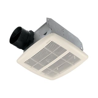 Broan 2 Sone 80 CFM Polymeric White Bathroom Fan ENERGY STAR