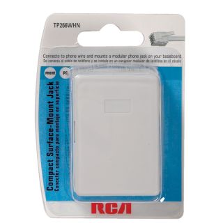 RCA 1 Gang Wall Plate