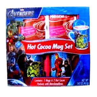 Avengers Hot Cocoa Mug Set (Contains 2 Cups)  Hot Cocoa Mixes  Grocery & Gourmet Food