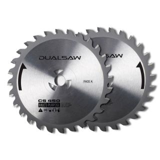 DualSaw Dual 2 Pack 4 1/2 in. All Purpose Circular Saw Blade Set