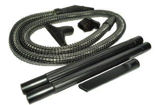 Panasonic Upright Vacuum Cleaner Replacement Hose/Attachment Kit, contains a 6 foot long 1 1/4" black vinyl wire reinforced hose, dust brush, upholstery nozzle, crevice tool and 2 black plastic wands   Household Vacuum Hoses