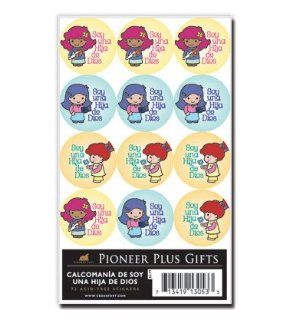 Spanish Stickers, LDS Stickers, I Am a Child of God, Girl  This Design Is in Spanish. Each Package Contains 72 Coordinating Stickers  Great for Scrap booking, Card Making and Designing, and Other Craft Projects  Primary, Young Women, Young Men, Relief Soci