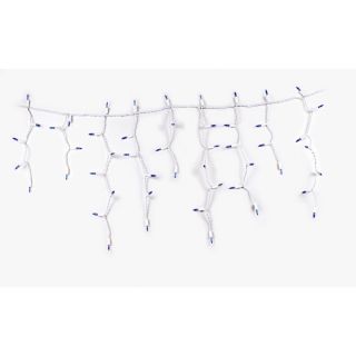 Holiday Living 300 Count Incandescent Smooth Blue Icicle White Corded Christmas String Lights