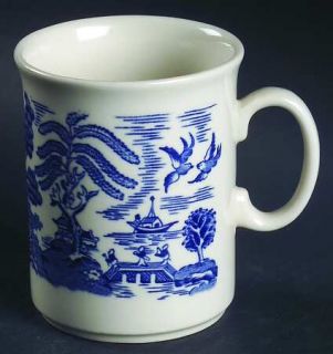 English Ironstone Blue Willow Mug, Fine China Dinnerware   Blue Decor, Trees, Ho