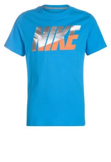 Nike Performance   VELOCITY   Print T shirt   blue