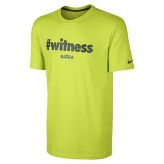 Nike LeBron #witness Mens T Shirt   Fierce Green