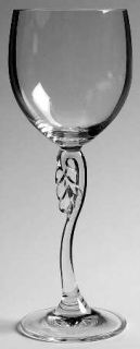 Mikasa Leaf Song Wine Glass   Bent Leaf Stem, No Design Bowl