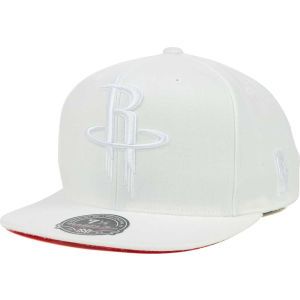 Houston Rockets Mitchell and Ness NBA Under White Fitted Hat