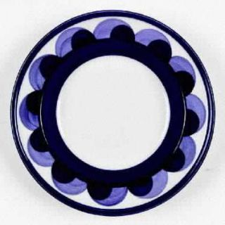 Arabia of Finland Paju Large Rim Soup Bowl, Fine China Dinnerware   Blue Design,