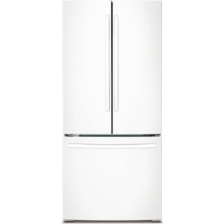 Samsung 21.6 cu ft French Door Refrigerator with Single Ice Maker (White) ENERGY STAR