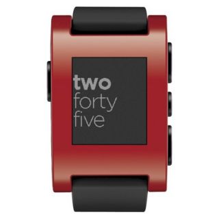 Pebble Smart Watch for iPhone and Android   Red