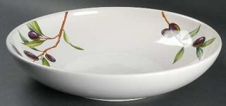 The Cellar Olives 13 Pasta Serving Bowl, Fine China Dinnerware   Olive Branches