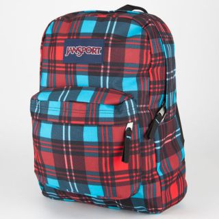 Superbreak Backpack High Risk Red/Preston Plaid One Size For Men 205402