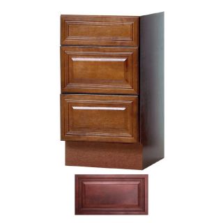 Insignia Ridgefield 33 1/2 in H x 24 in W x 21 in D Burgundy Drawer Bank