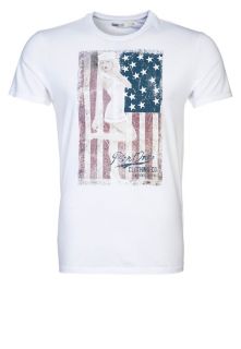 Pier One   Print T shirt   white