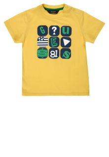 Guess   Print T shirt   yellow