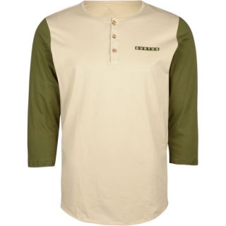 Bar League Mens Henley Olive In Sizes X Large, Small, Medium, Xx Large,
