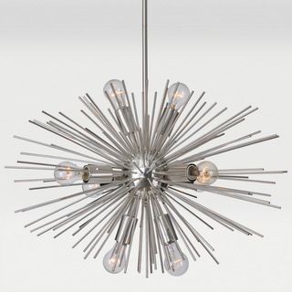 Atlas 8 light Chrome Pendant